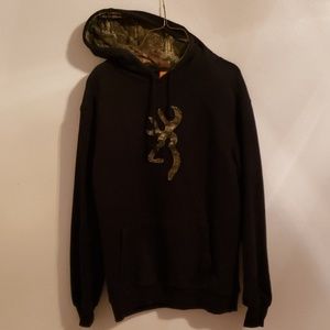 Browning black and camo sweatshirt